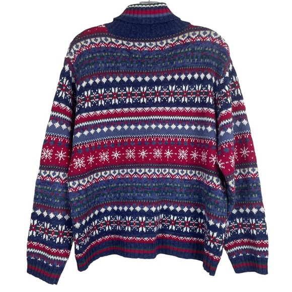 Vintage Tiara International Winter Turtleneck Sweater Size Medium - Picture 3 of 15